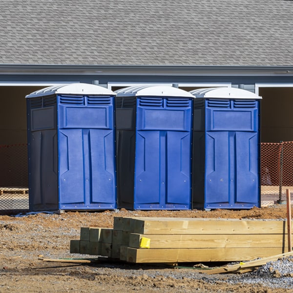 how can i report damages or issues with the portable toilets during my rental period in Upper Pohatcong New Jersey